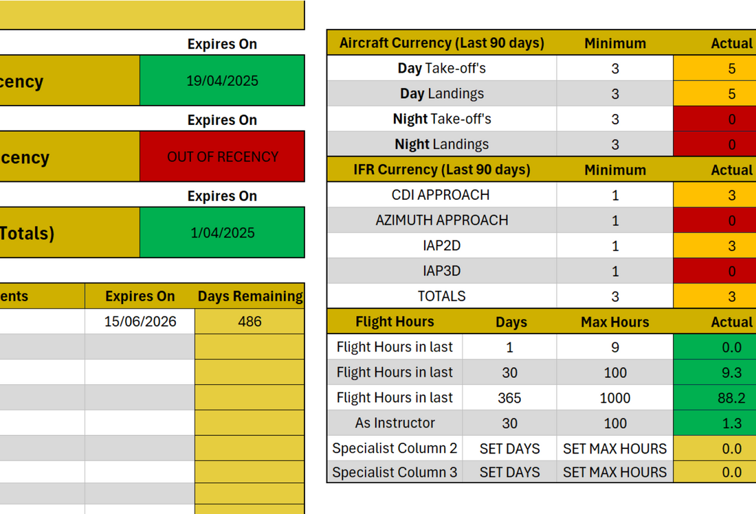 February 2025 Update - PART 1 Smarter Recency & Flight Tracking!