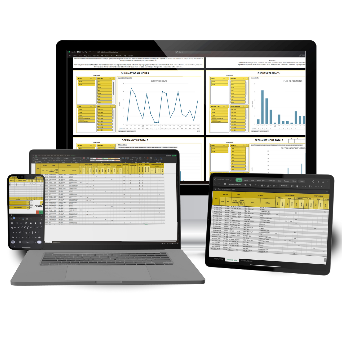 CASA Electronic Pilotlogbook